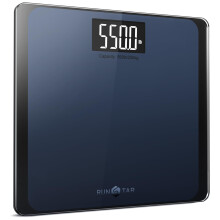 RunSTAR 550lb Bathroom Digital Scale for Body Weight with Ultra-Wide Platform an