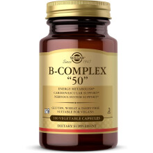 Solgar Vitamin B-Complex 50 High Potency - Supports Mental Performance - Reduces