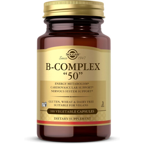 Solgar Solgar Vitamin B-Complex 50 High Potency - Supports Mental Performance - Reduces