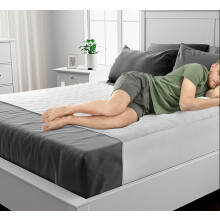 Lynmark Waterproof Bed Protector with Tuck-In Flaps - Washable Bedwetting & Inc