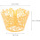 100pcs cupcake envoltórios bolo copos oco flor design papel decorativo 2