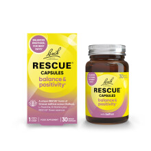 Rescue Balance & Positivity Capsules | Daily Mood Support | Bach Original Flower