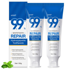 9.9% Hydroxyapatite Toothpaste 2 Pack, Fluoride-Free Nano Hydroxyapatite Toothpa