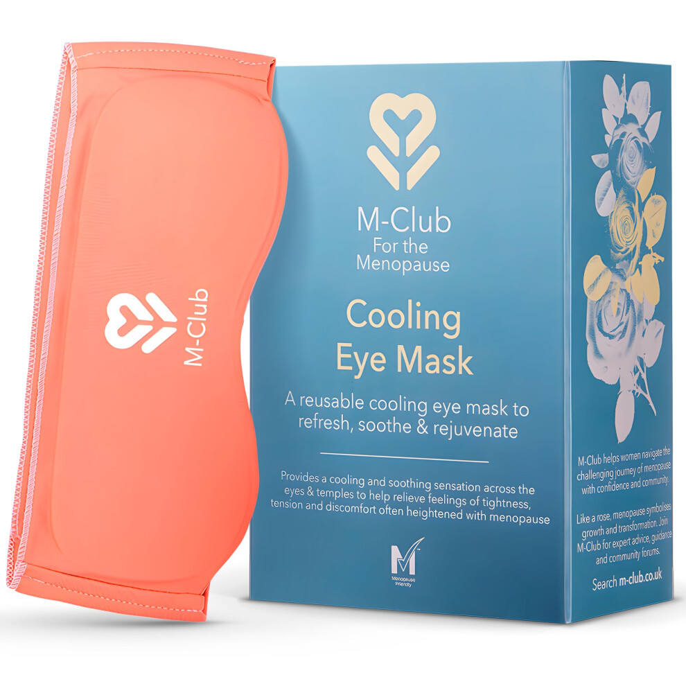 M-Club Cooling Eye Mask Suitable For Migraines, Headaches & Menopause Â Reusable