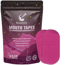 Mouth Tape for Sleeping 32 Pack (Pink) - Sleep Tape, Hypoallergenic Sleep Strips