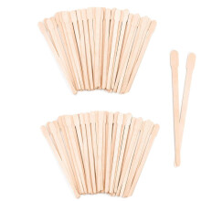 200pcs Wooden Wax Sticks - Disposable Wooden Waxing Spatulas - Small Sizes Eyebr