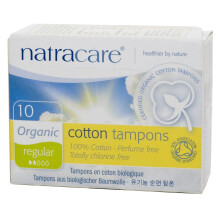 Natracare Organic Non-Applicator Tampons Regular x 10-8 Pack