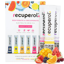 Recuperol Electrolytes Sachets - Rehydration Electrolytes Powder with Zinc, Vita