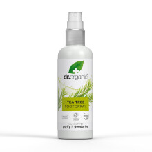 Dr Organic Tea Tree Foot + Shoe Spray, Deodorise, Freshen Footwear, Purifying, Q