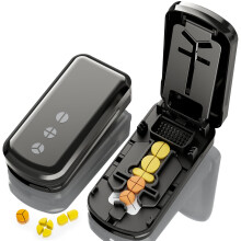 Pill Cutter Splitter for Small and Tiny Pills, 1/2 1/3 1/4 Pill Splitter for Small Pills,Vitamins, Tablets in Half or Quarters, Accurate and Easy Cut