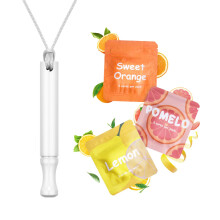 ASTOFLI Anxiety Breathing Necklace with Resistance: White Fruit Flavoured Air Me