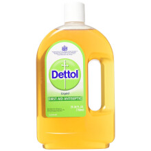 Dettol Antiseptic Liquid, Multipack of 3 X 750ml, Total 2.25L, First Aid Antisep