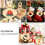 60pcs 4 polegadas fatias de madeira inacabadas com Twine Pending Pending Set 2