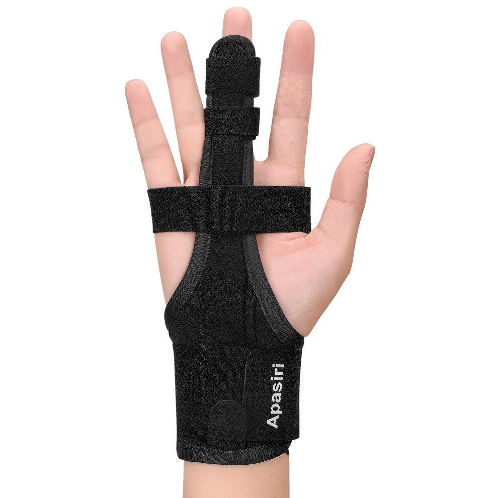 Apasiri Trigger Finger Splint, Finger Brace Support For Broken Finger, Metacarpa