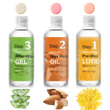 Demine Professional Pre and Post Waxing Skin Care Kit - Cleansing, Oil Removal,