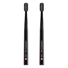 Curaprox Toothbrush CS Black is White Duo - Manual Toothbrush for Adults with 87