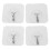 4X Strong Transparent Suction Cup Sucker Wall Hooks Hanger for Kitchen Bathroom Home 2