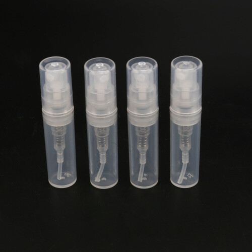 90Pcs Clear 2Ml Atomizer Plastic Bottle Spray Disposable Perfume Empty Sample Bottle for Travel Party 2