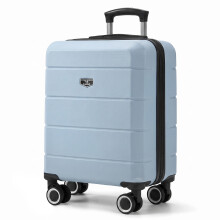 LUGG 15 Inch Jetset Lightweight Travel Cabin Bag ABS Shell Protection 45x36x20cm, Slate Blue