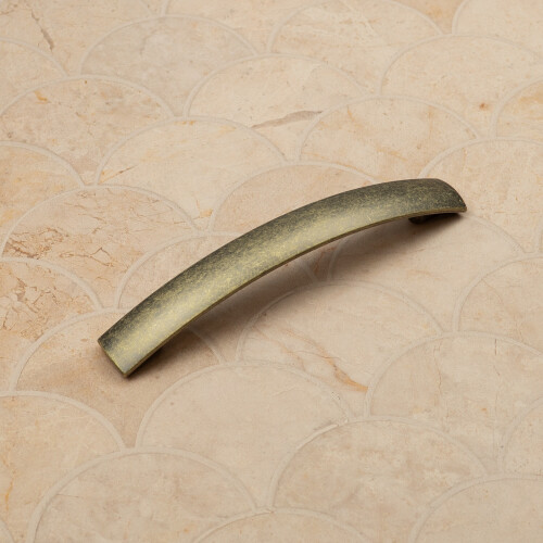 Antique Brass Cabinet Bow Handles (128mm Handle) 2