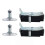 4PCS Hood Lock Catch Latch Left Right Upper Lower for E46 E39 E52 E53 51238229807 51238203859 4