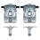 4PCS Hood Lock Catch Latch Left Right Upper Lower for E46 E39 E52 E53 51238229807 51238203859 5