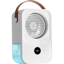 Ventilatore evaporativo da tavolo, 4 velocità, serbatoio 650 ml, nebulizzatore silenzioso