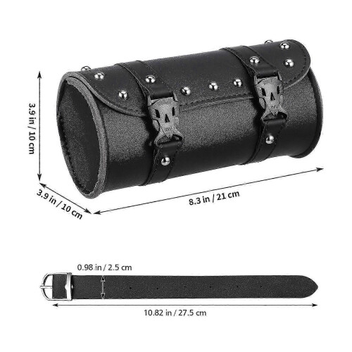 Black All-Purpose Motorcycle Saddlebag Utility Tool Bag for EVs 1