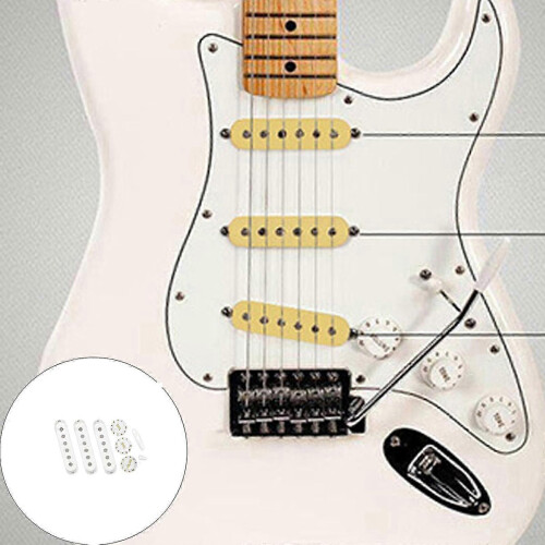 Single Coil Guitar Pickup Cover with Vol/Tone Knob Switch Tip Holder Case Easy Use 1
