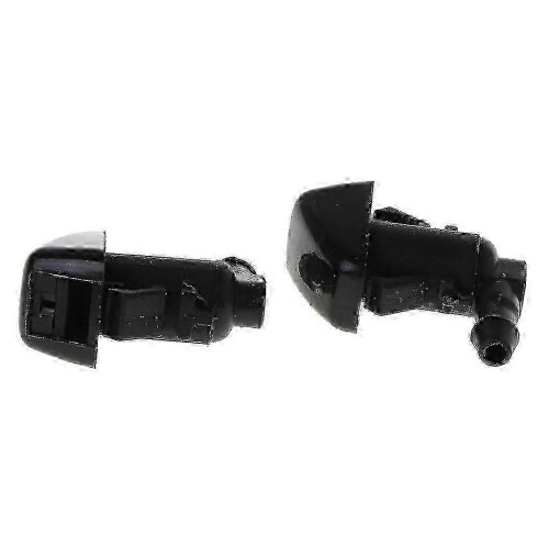 2 Front Windshield Washer Nozzles Fits Nitro 07-11 Commander 06-10 Liberty 08-12 Black 1
