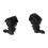 2 Front Windshield Washer Nozzles Fits Nitro 07-11 Commander 06-10 Liberty 08-12 Black 4
