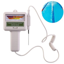 2-v-1 pH a chlórmeter, prenosný elektronický tester vody, tester kvality chlórovej vody, meranie CL2 pre bazény