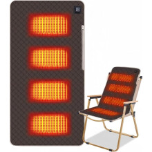 Cuscino riscaldante portatile USB, 3 livelli di temperatura, tappetino riscaldante elettrico, adatto per sedie da campeggio, stadi
