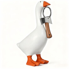Magnetyczny brelok z gęsią i kaczką, dekoracja pokoju, urocze figurki, ozdoba, figurki zwierząt z gęsiami do dekoracji domu