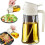 Ψεκαστήρας λαδιού 500ml, 2 σε 1 πολλαπλών χρήσεων, Μπουκάλι ψεκασμού λ 1