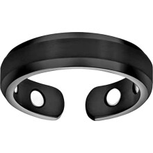 Magnetisk ring for kvinner, justerbar åpningsdesign, polert, glatt, galvanisert legering, enkel stil, fingersmykker for