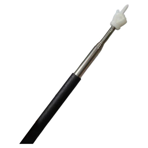 Extendable finger stick, retractable telescopic pointer for classroom teachers, mini handheld presenter, whiteboard presentatio