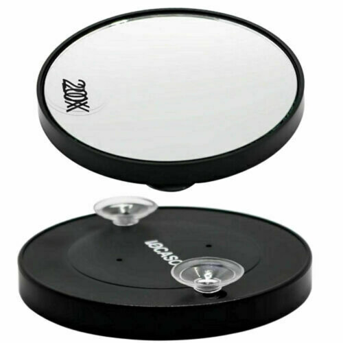 True Face 2 Pack 20X Handheld Magnifying Makeup Mirror 2