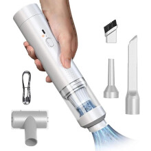 Handheld-Auto-Staubsauger, abnehmbar, leicht zu tragen, stark sauglos, bürstenloser Motor, zweigangverstellbares, Typ-C-Ladung,We