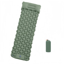 Matelas gonflable multi-personnes combinable, capacité de charge de 150 kg, 5 cm d'épaisseur, avec pompe à pied et double valve, matela