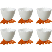5 Stück Eierbecher, Cartoon-Eierhalter, weiche, hartgekochte Eierbecher für Frühstück, Brunch, weichgekochtes Ei