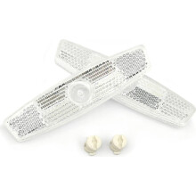 bicycle warning reflectors, improved visibility, universal easy installation, reflective bicycle rims, MTB-S