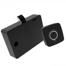 Smart Cabinet Lock,Schubladenloch-freie Schlösser,Fingerprint & APP Entsperren,10 Fingerabdruecke, für Schublade,Schrank Bett
