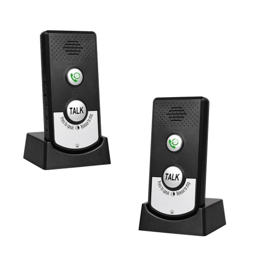 Wireless door intercom system, two-way intercom for home, hotel & hospital, 1000 m range, indoor use