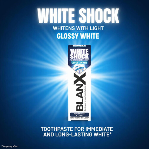 BLANX, White Shock Instant White Toothpaste ml, 75 ml 1