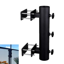 Sonnenschirmhalter für Terrasse, Schirmständer Ø 1,3–1,8 Zoll, für Deck, Geländer, Strand, Innenhof & Boote