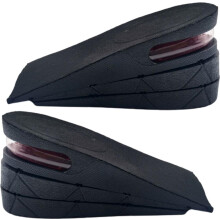 1 Paar Einlegesohlen zur Erhöhung der Körpergröße, unsichtbares Luftkissen, umweltfreundlich, mehrschichtige Booster-Pads für Dam