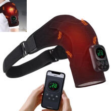 chulter-Massagegerät, kabelloser Knie-Massager, 6 Heizstufen, 8 Vibrationsmodi, 5000mAh Akku, für Zuhause, Büro oder unterwegs je
