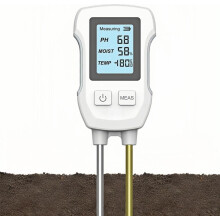 3-v-1 merač vlhkosti, pH meter, teplomer, tester pôdy pre záhradu, trávnik, farmu a pestovanie rastlín