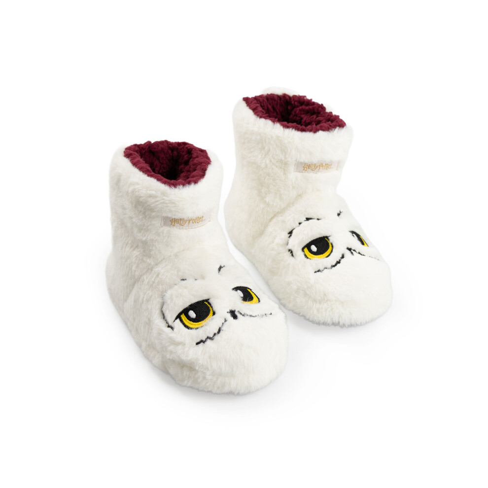 Harry Potter (13 Uk Child) Slipper Boots (Girls White)